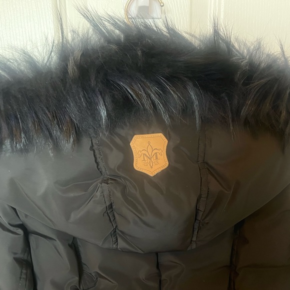 Mackage Adali Down Jacket with Blue Fox Fur XXS - Picture 9 of 10